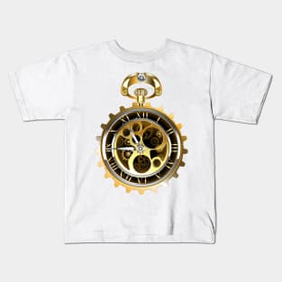 Steampunk pocket watch Kids T-Shirt